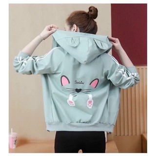 ÁO KHOÁC DÙ mèo con hot trend 🎀