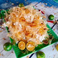 1kg bánh tráng trộn sa tế hành phi
