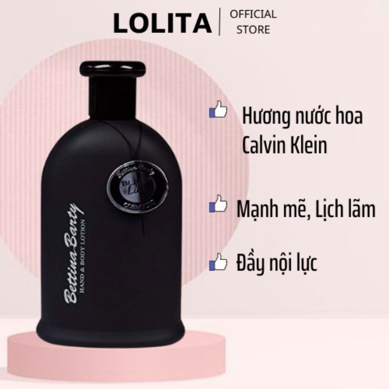 Sữa tắm nước hoa nam Bettina Barty 500ml của Đức