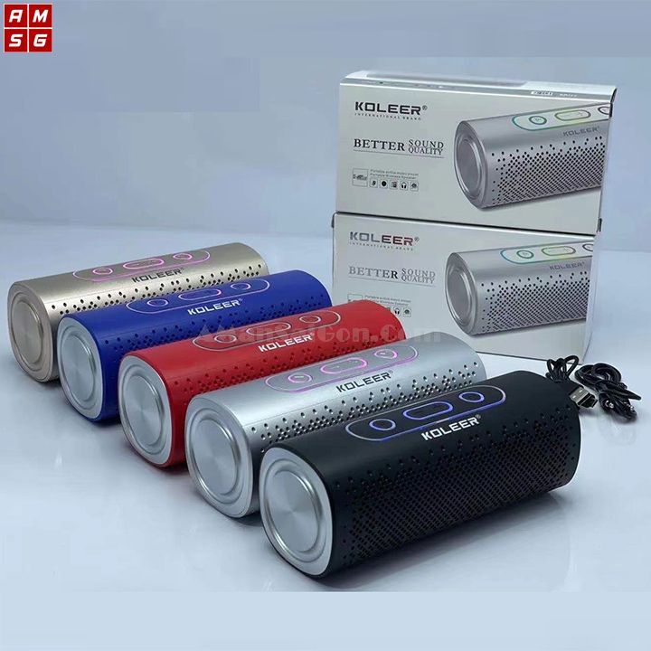Loa Nghe Nhạc Bluetooth Cầm Tay KOLEER S819 Loa Blutooth Di Động Không Dây Mini Chính Hãng