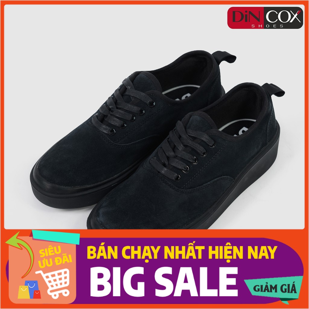 Giày Sneaker Da Lộn Full Black Nam nư