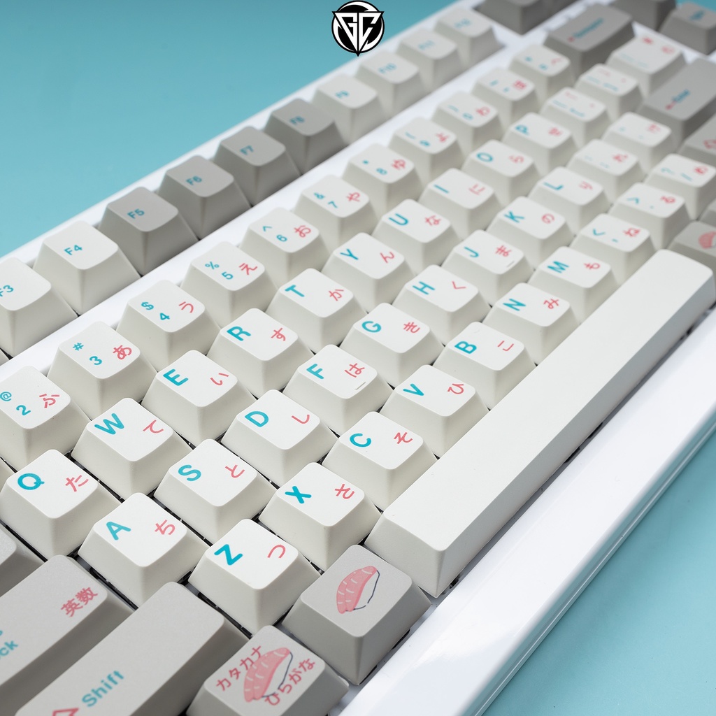 Keycap ePBT Sushi Clone 123 nút bàn phím cơ