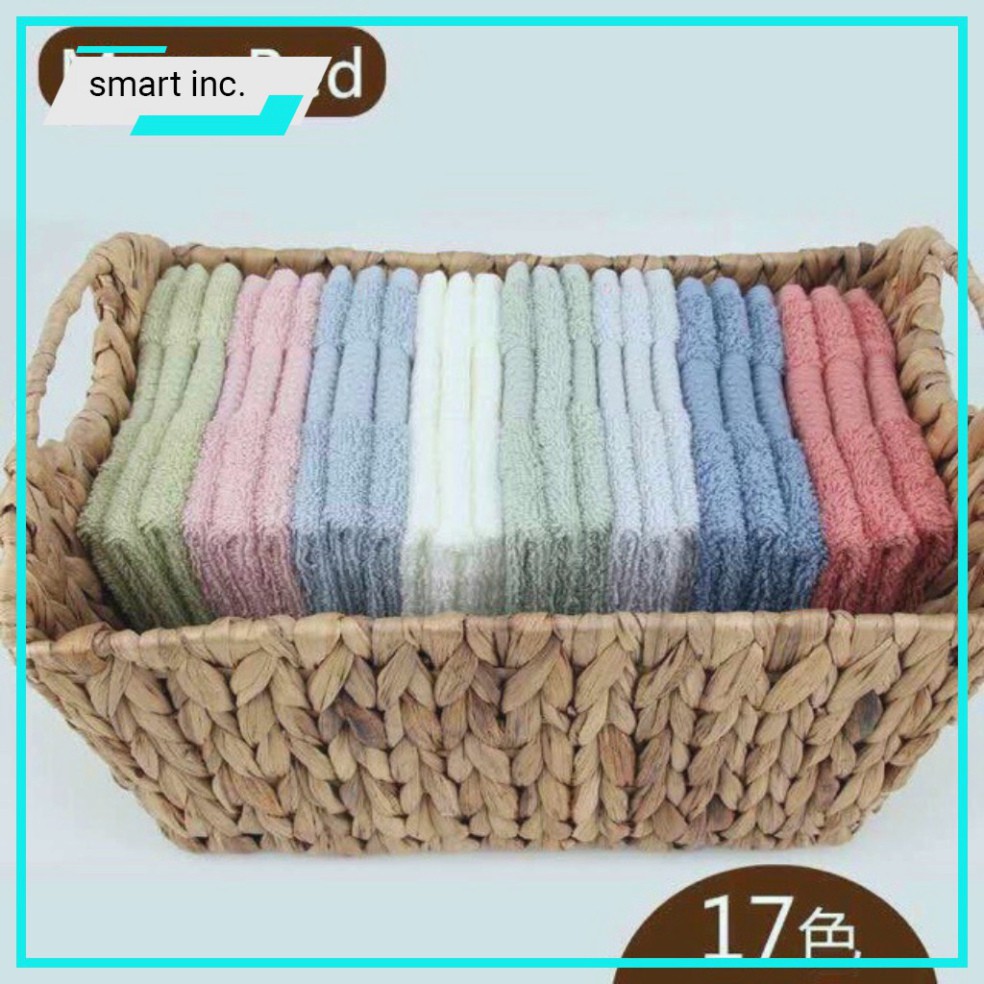 3 Khăn Lau Mặt Monored Nhật Bản Houseware Cho Em Bé Trẻ Con 100% Cotton Cao Cấp Mềm Mịn Kháng Khuẩn Nano 34x34cm