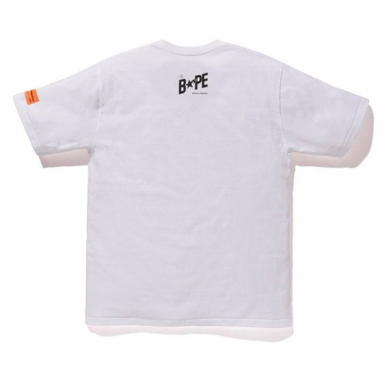Áo thun ngắn tay cổ tròn BAPEe mới dành cho nam nữ