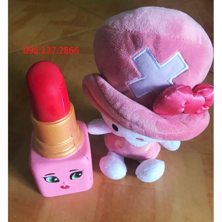 Đồ chơi squishy thỏi son khổng lồ cảm xúc - đáng yêu hết cỡ