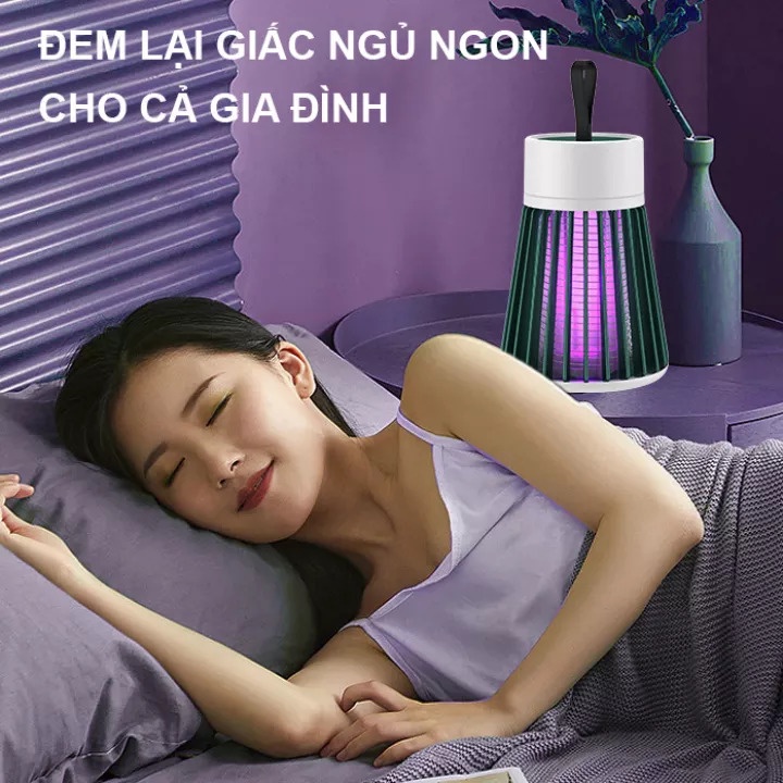 Đèn bắt muỗi thông minh Electric, Máy bắt muỗi ruồi công nghệ đèn Led, không dùng hóa chất bảo vệ sức khỏe gia đình