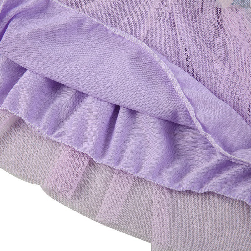 Váy denim kết hợp ren xoè công chúa đáng yêu cho bé gái