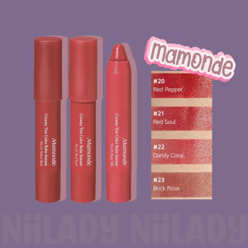 (Màu 09 - 33) Son Mamonde Creamy Tint Color Balm Intense