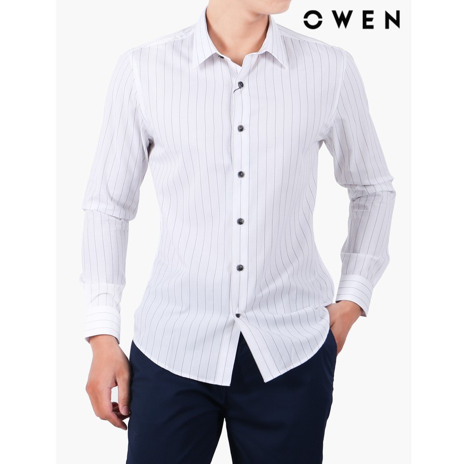 Áo Sơ mi dài tay OWEN Slimfit - AS22538D