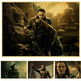 Áp Phích Trang Trí Nội Thất Hình Tom Hiddleston Loki