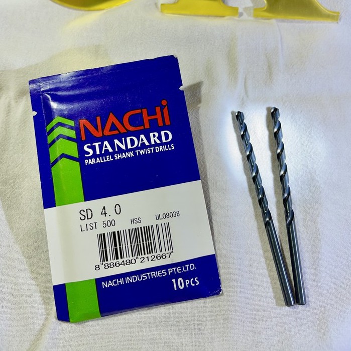 Mũi khoan Nachi 4mm - 4.9mm HSS - L500