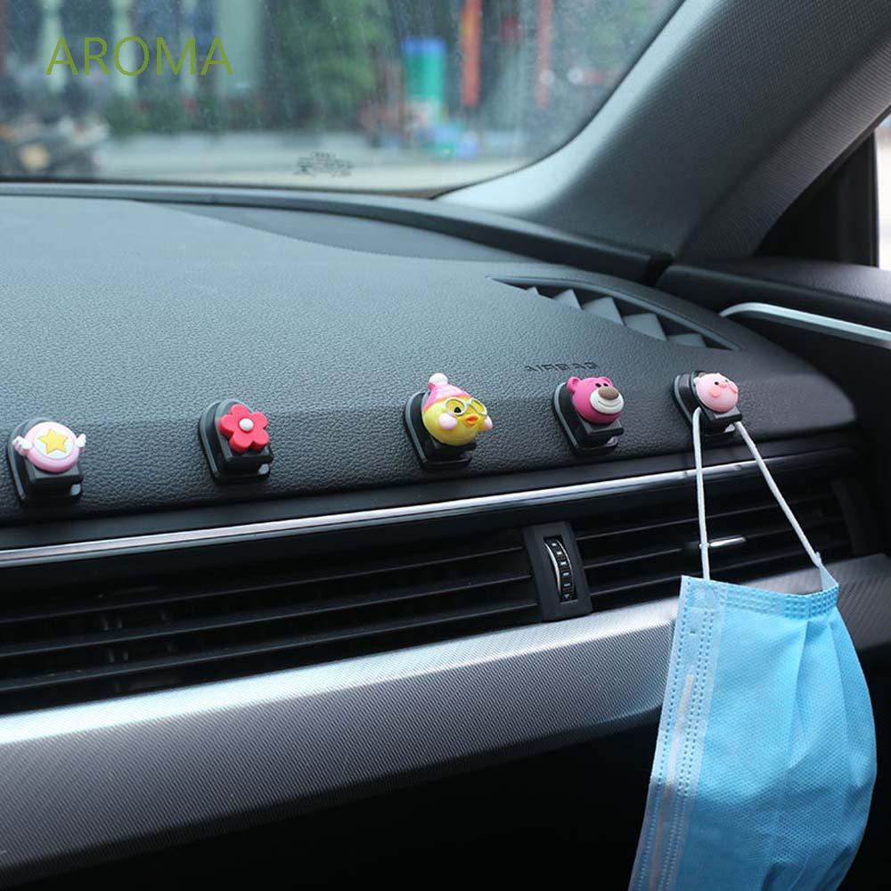 Móc Treo Đồ Mini Gắn Tường / Ghế Ngồi Trước / Sau Họa Tiết Hoạt Hình Đa Năng Tiện Dụng