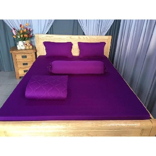 [XẢ KHO]  Bộ Drap Thun Màu Hàn Quốc Mát Lạnh