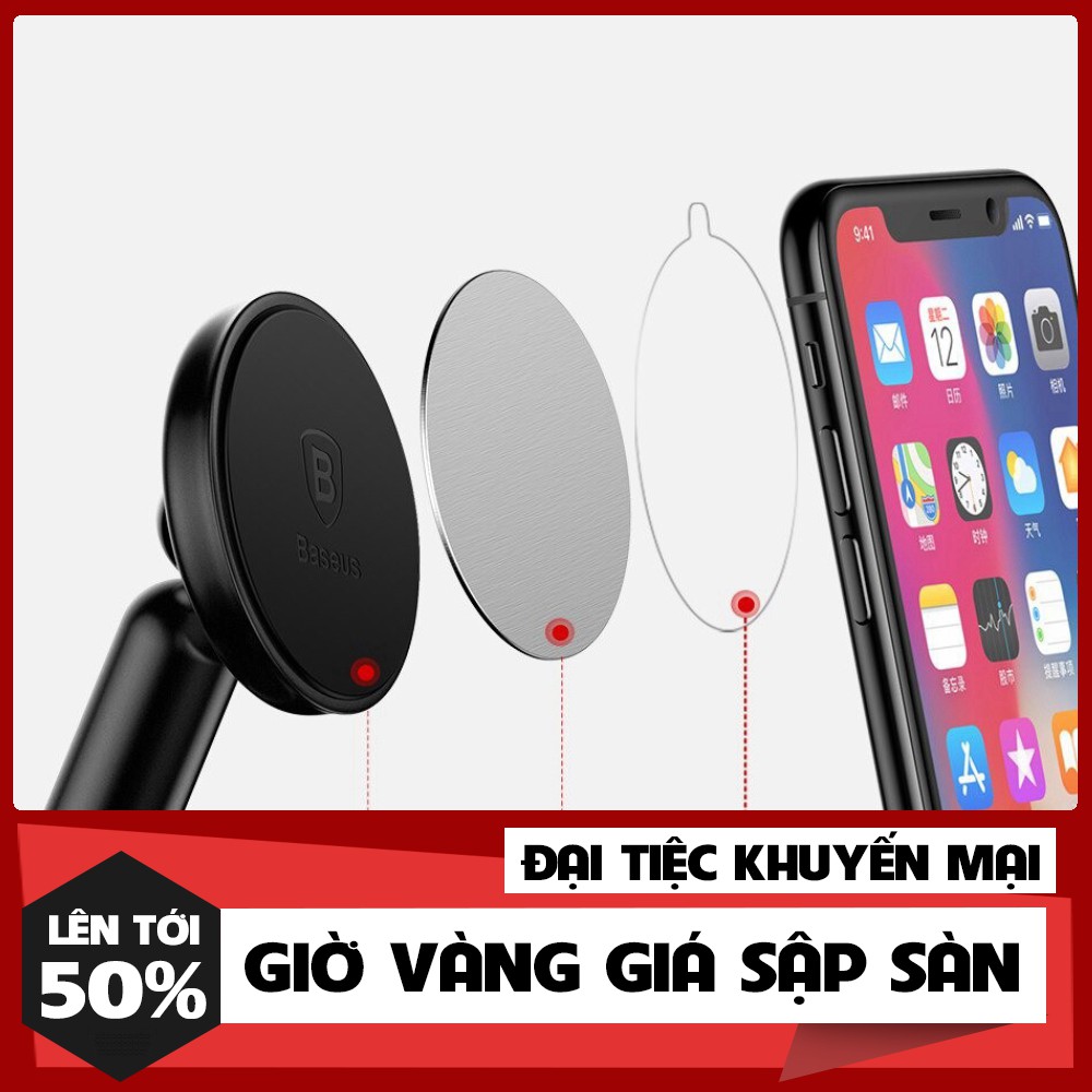 {HÀNG HOT} Bộ đế giữ điện thoại nam châm Baseus Bullet Magnetic LV363 dùng cho xe hơi | BigBuy360 - bigbuy360.vn