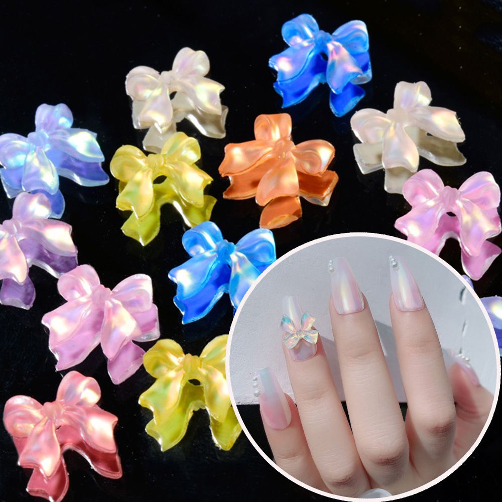 [Hàng mới về] Phụ kiện nơ trang trí móng nghệ thuật 3d