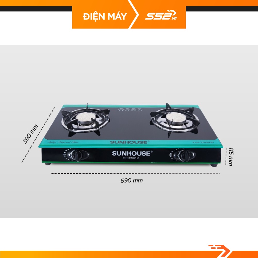 Bếp Gas Dương Hồng Ngoại Sunhouse SHB004MT - Hãng Chính Hãng