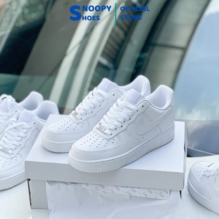 Giày Nike Trắng AF1, Giày Sneaker Air Force 1 Nam Nữ Thể Thao Cổ Thấp Cao Cấp Full Box Bill