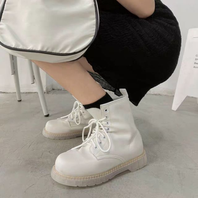 (ORDER) Bốt ulzzang trắng cá tính