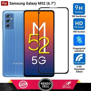 Kính Cường Lực 5G Cho Samsung M52 Chống Trầy Kính. Keo Dán Màn Hình Toàn Diện Tg Galaxy M 52 5G