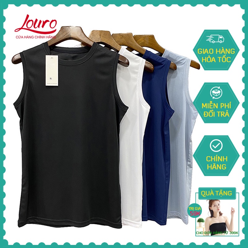 Áo tanktop nam tập gym, kiểu áo ba lỗ sát nách cực đẹp, chất liệu thun cotton co giãn 4 chiều - AT200