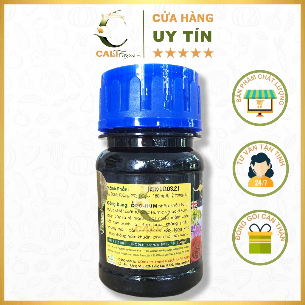 Phân bón lá Org Hum Ra Rễ Bật Mầm 100ml