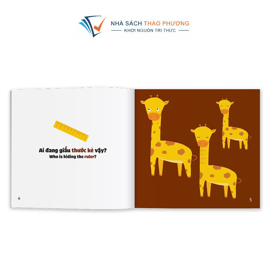Sách - Ehon Nhật Bản Vào rừng tìm xem ai giấu cái gì dành cho trẻ từ 0-4 tuổi