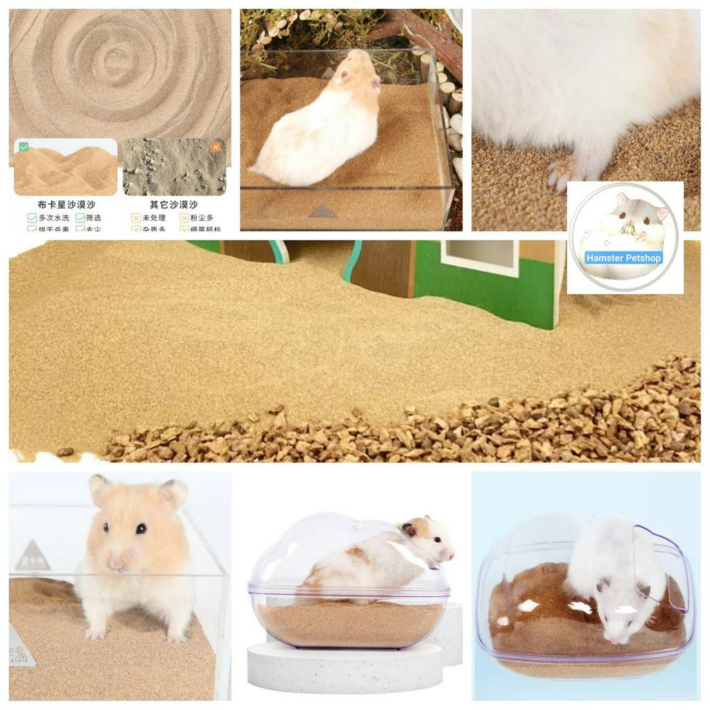 Cát sa mạc 1kg làm lót chuồng,cát tắm cho hamster và thú cưng nhỏ