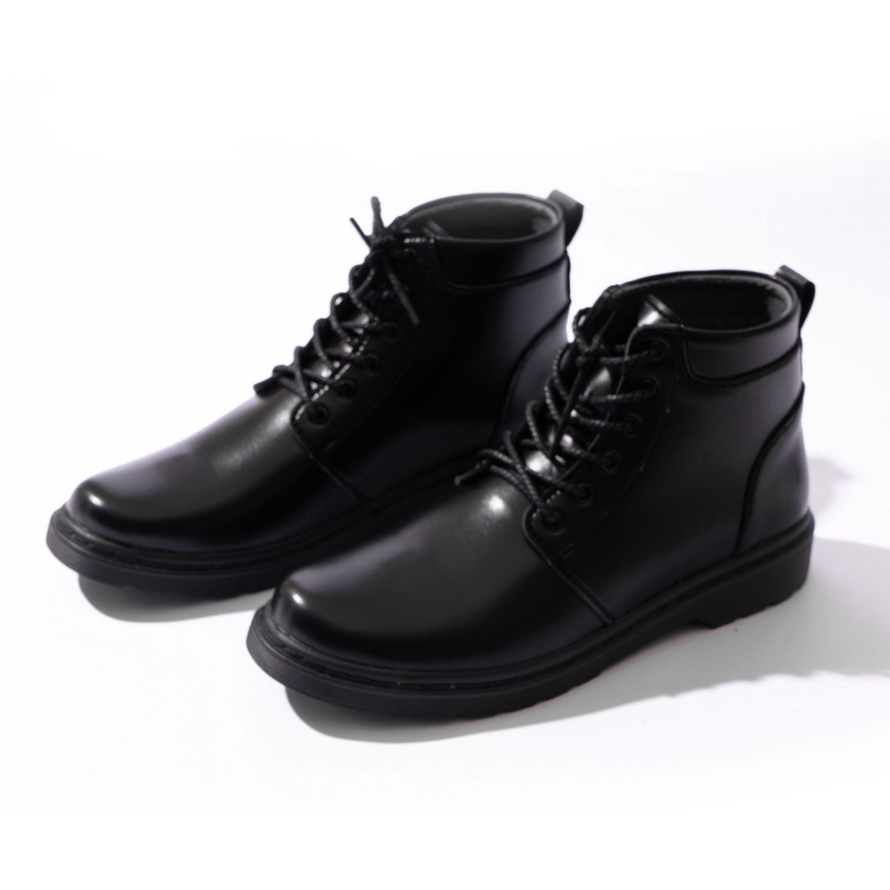 Giày đốc nam cổ cao da mềm, đế cao khâu đế thanh lịch, giày boots da nam GD7 Giá Gốc Tận Xưởng