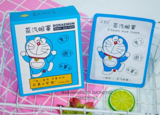 EYE MASK MẶT NẠ MẮT HƠI NÓNG THƯ GIÃN DORAEMON DOREMON | BigBuy360 - bigbuy360.vn