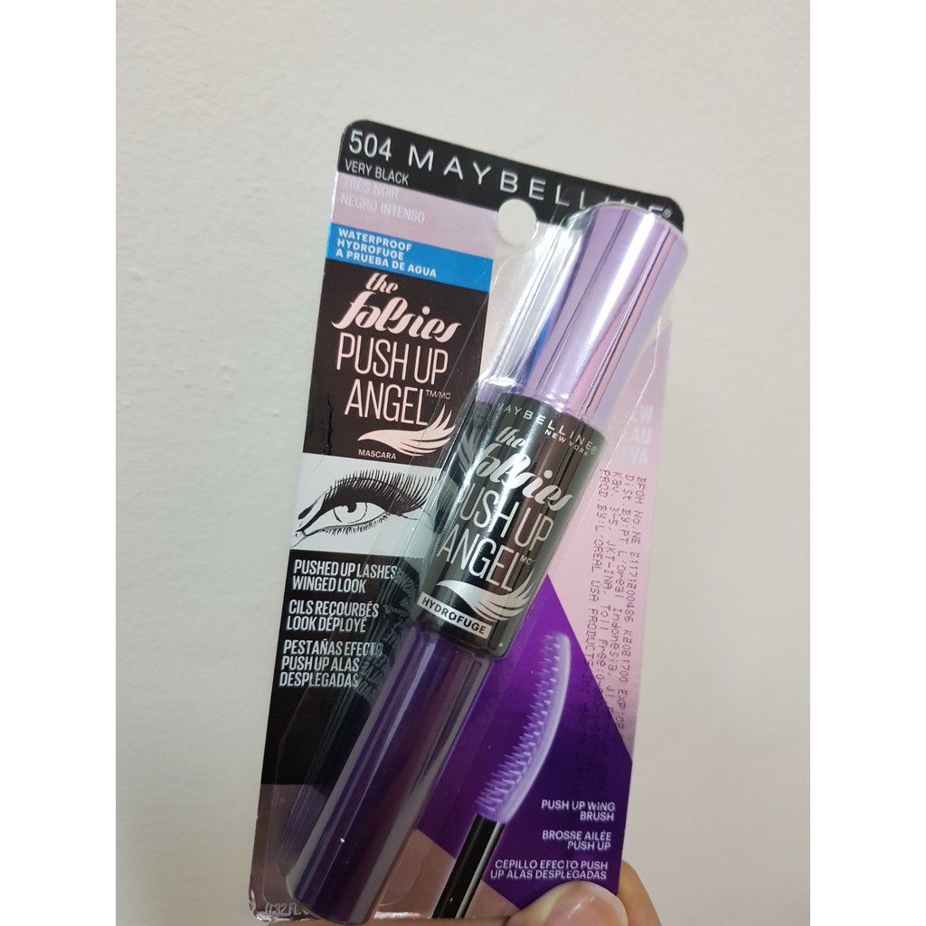 Giày Thể Thao Maybelline The Falsies Push Up 9.5 ml Màu Đen