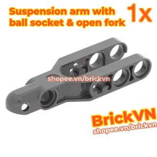 [1 Cái] LEGO Technic Suspension Arm with Ball Socket and Open Fork ID 6074651 57515
