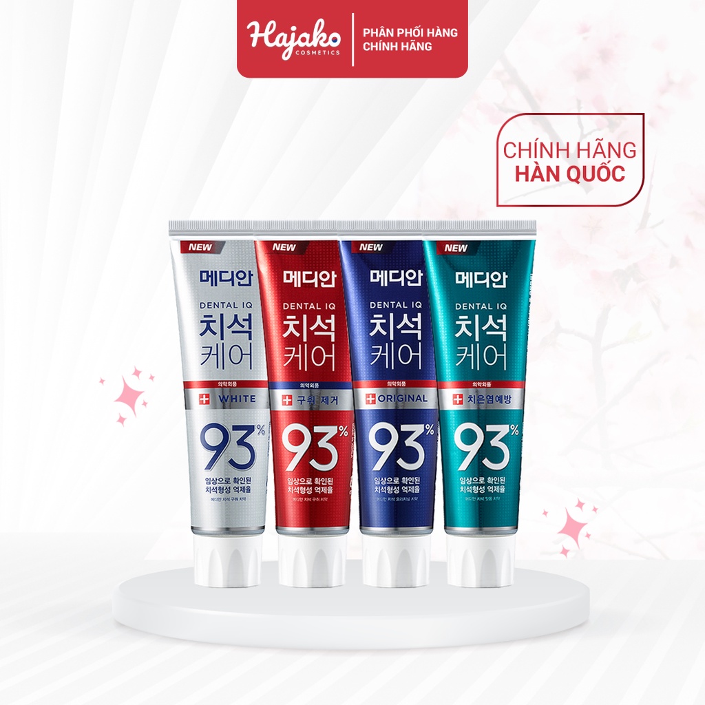 Kem Đánh Răng Tẩy Vôi Răng Chuyên Nghiệp Median Tartar Protection Original 93 120G