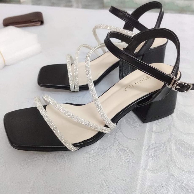 Sandal cao gót quai mảnh 5 phân quai  Mã T22