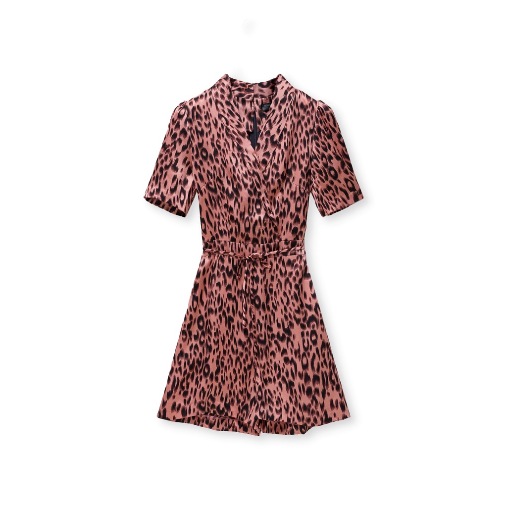 Jumpsuit hoạ tiết da báo hồng_MONOTALK V11119