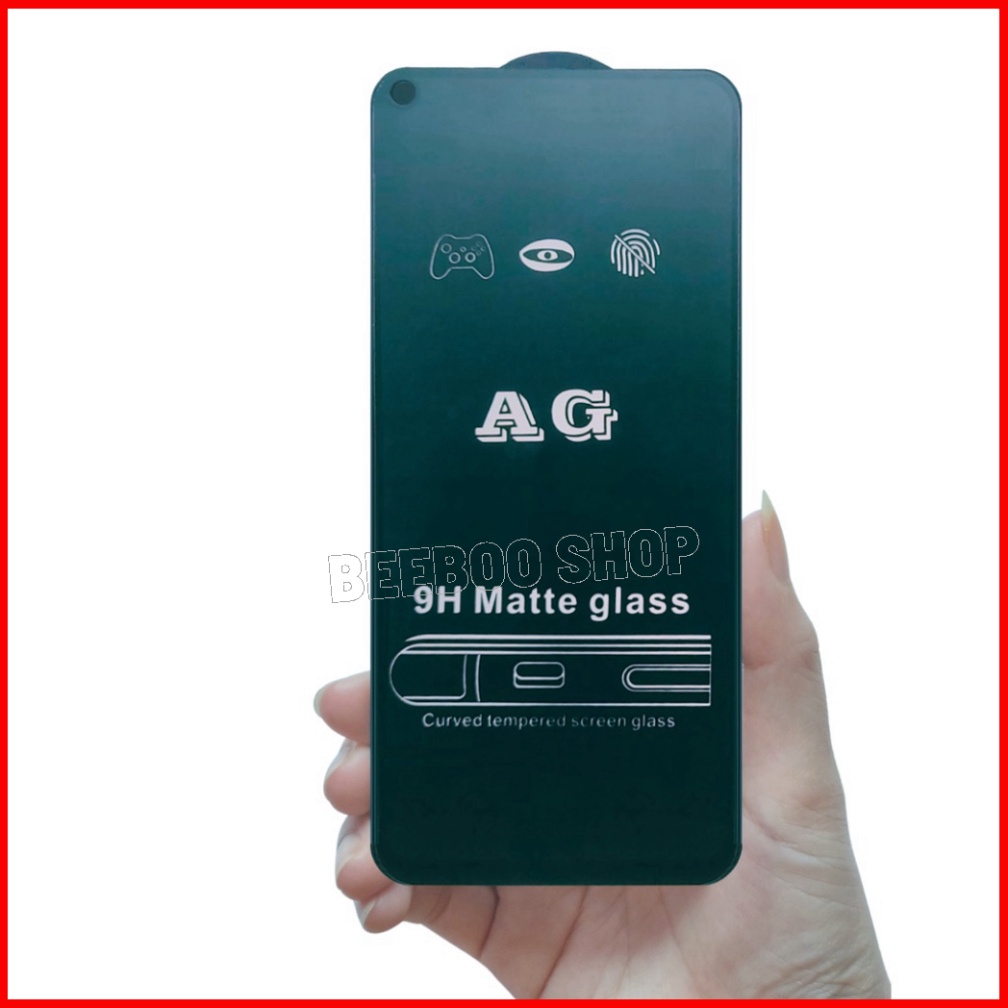 [AG NHÁM CAO CẤP] Kính Cường Lực Samsung A11 - Full màn hình - Nhám phủ Nano Cao cấp - Chống vân tay