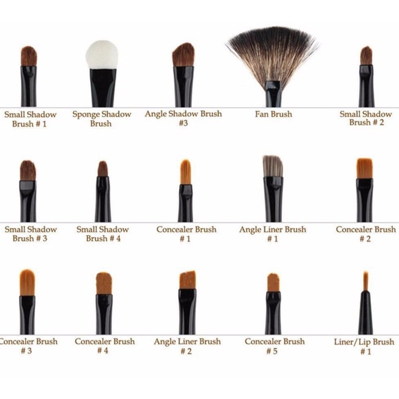 Set 32 Cọ Trang Điểm Chuyên Nghiệp Kèm Túi Đựng Ốp