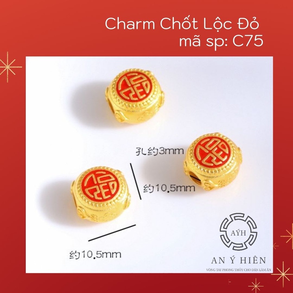 Charm Chốt lộc đỏ #C75 ( An Ý Hiên)