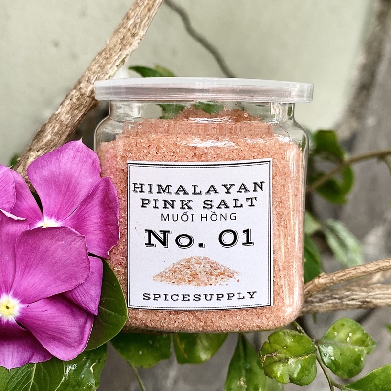 Muối Hồng Himalayan dạng bột mịn Hũ 120ml