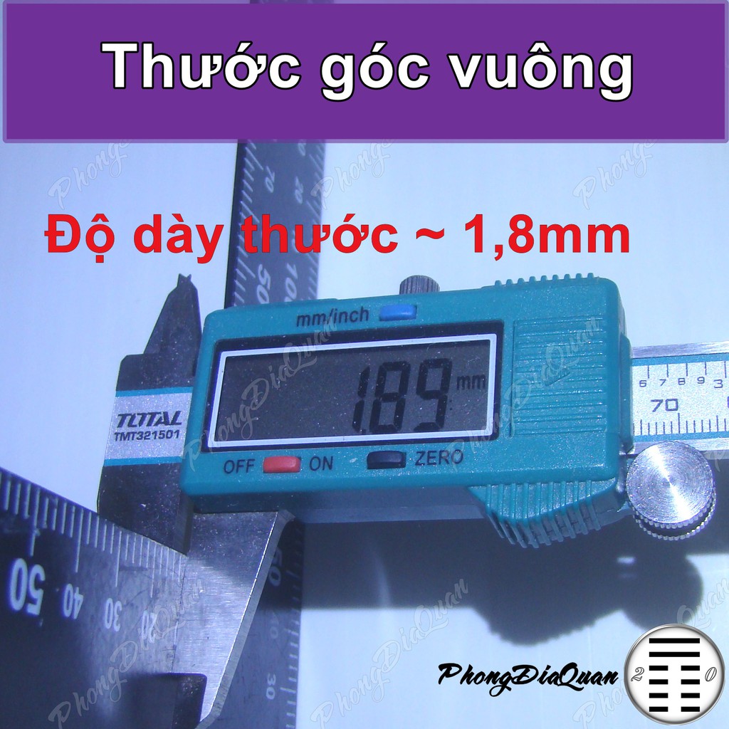 Thước góc vuông (thước vuông, thước ke góc vuông, ê ke)