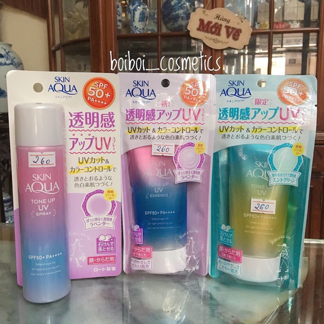 Kem chống nắng BIORE SKIN AQUA TONE UP UV ESSENCE