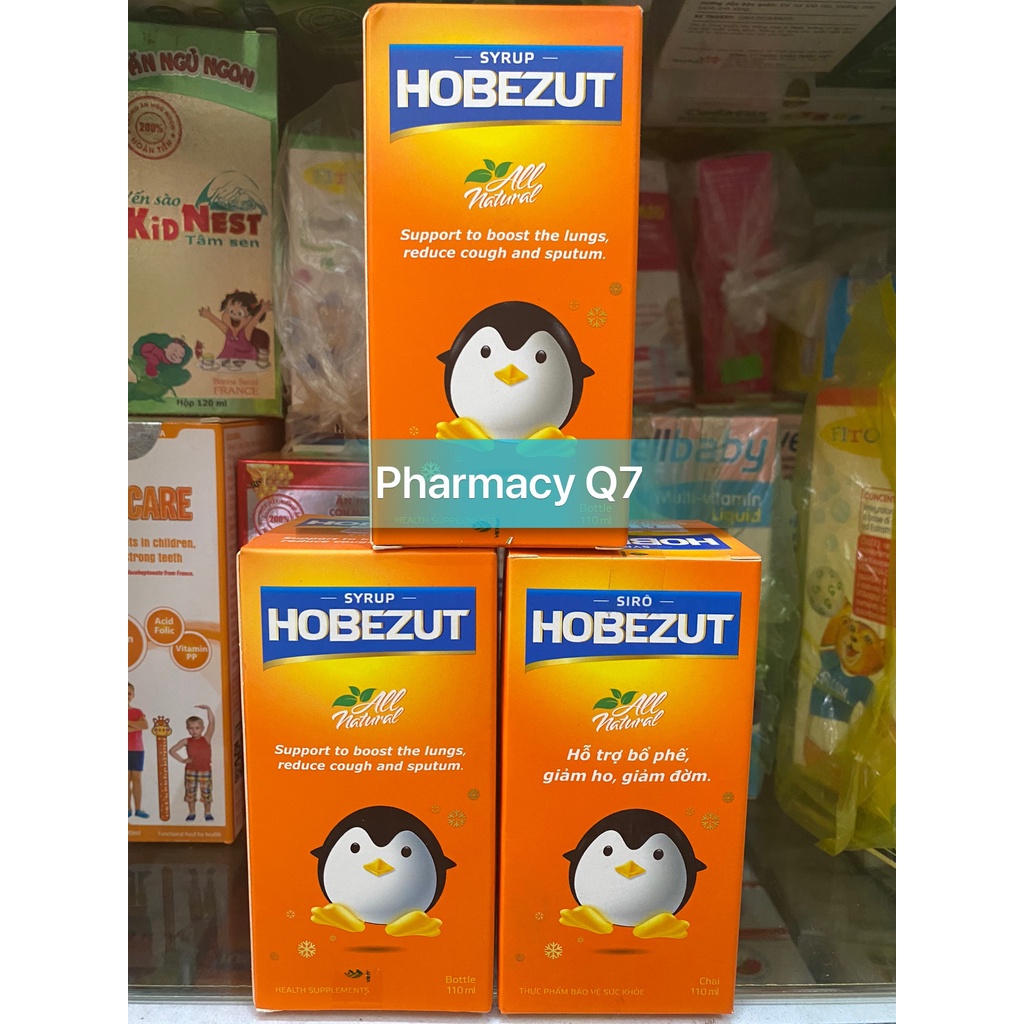 Siro SYRUP HOBEZUT - Hỗ trợ bổ phế, giảm ho