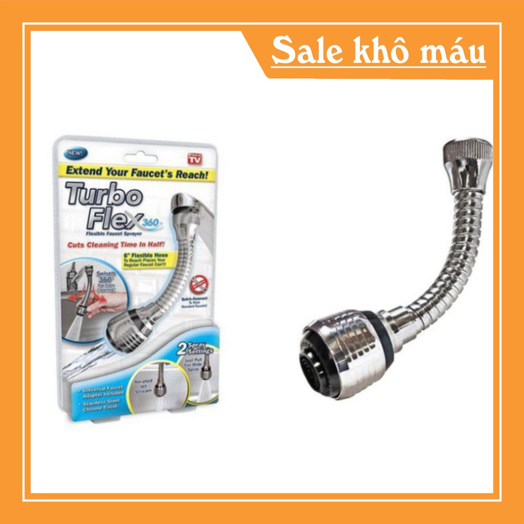 VÒI NƯỚC INOX TĂNG ÁP CAO CẤP XOAY 360 TIỆN DỤNG[BUÔN SỈ RẺ]