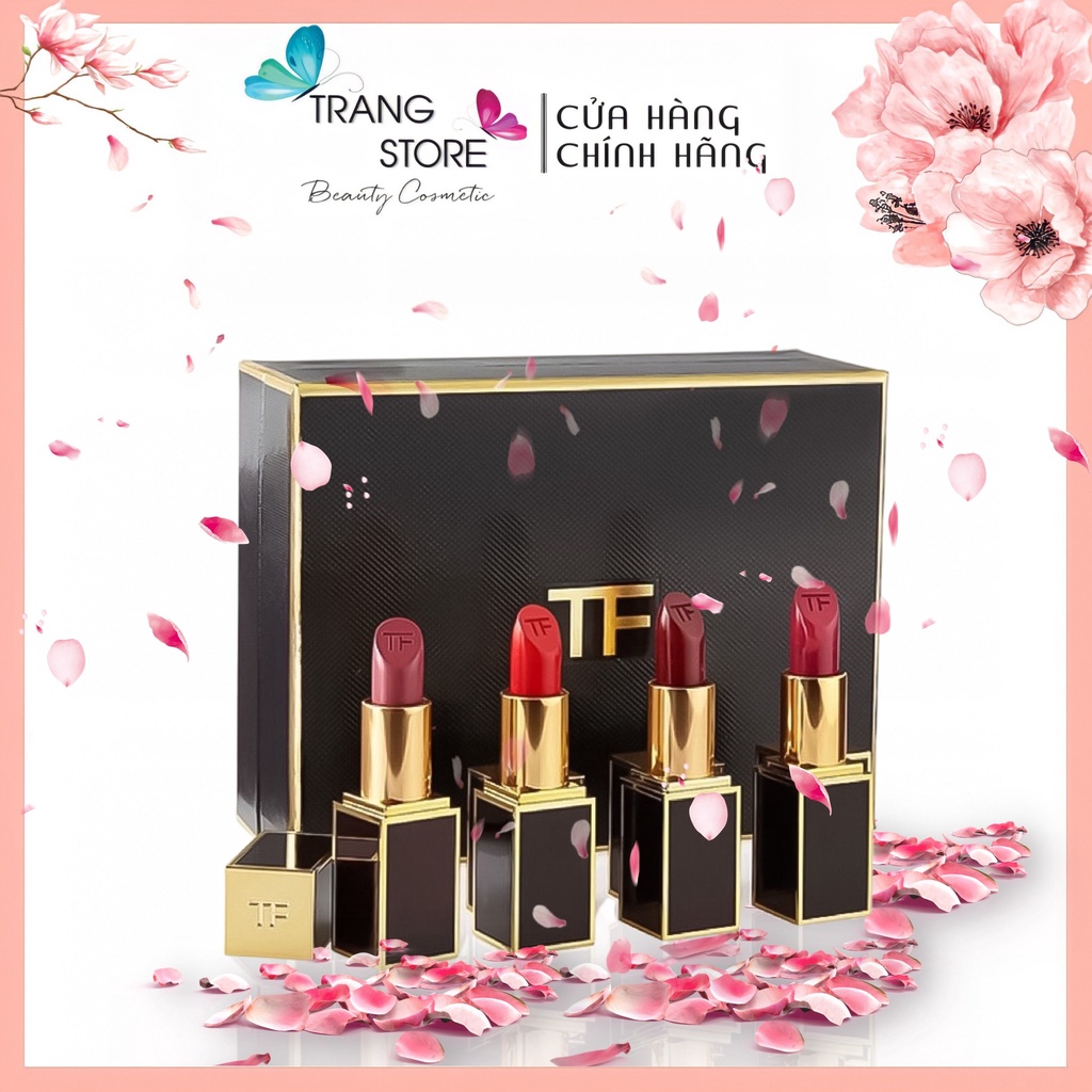 Son Tomford Lip Color Matte, Tomford Lipstick Ruby Rush 07 Vỏ Đen Hàng Chính Hãng Có Bill Full Size