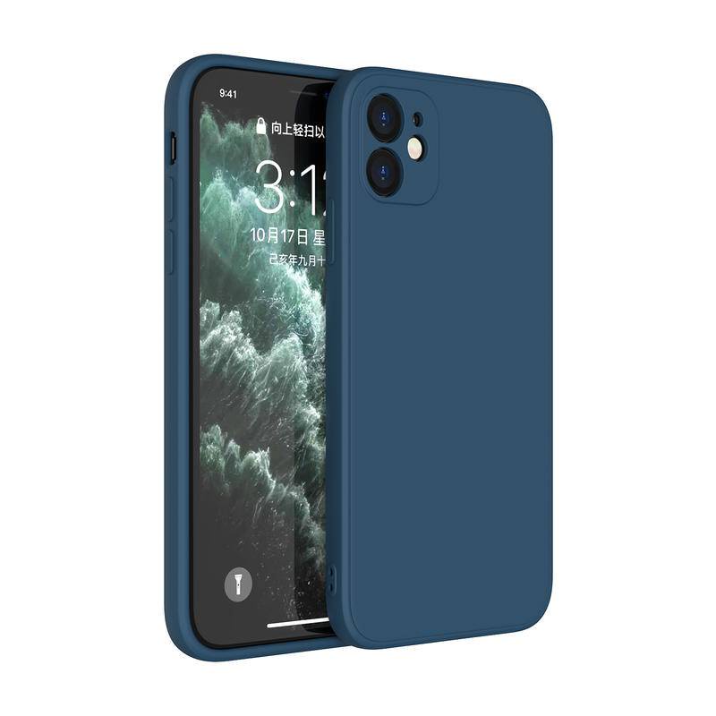 Ốp Điện Thoại Silicon Dẻo Mềm Màu Đen Bảo Vệ Camera Cho iPhone 12 13 14 Pro Max Plus 14 13