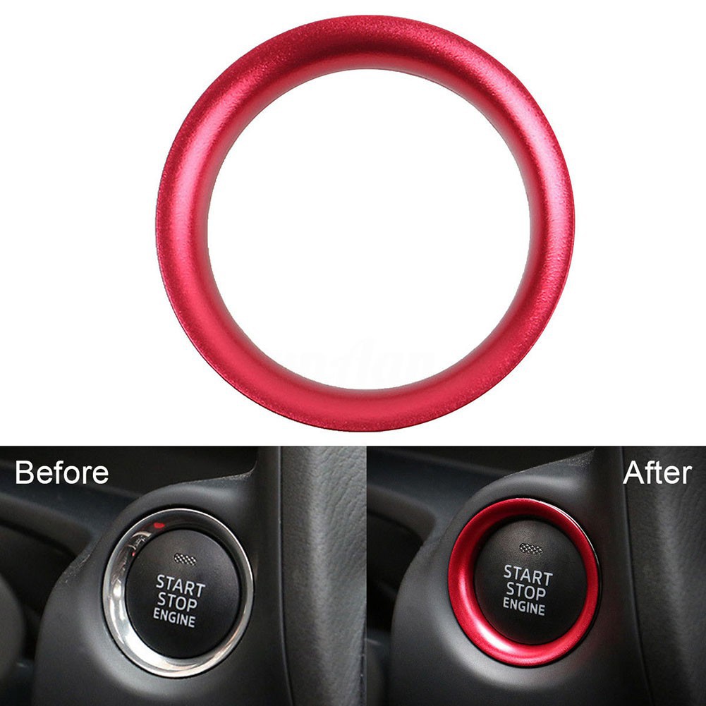 Vòng bọc quanh nút khởi động xe hơi Mazda 3 Axela