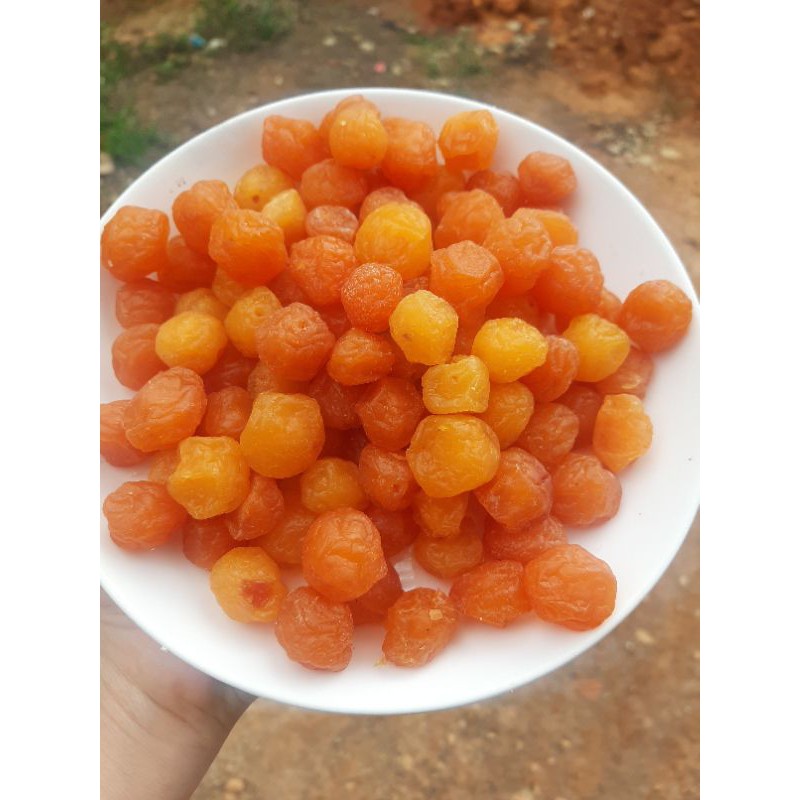 hộp 250gr mơ sữa sấy dẻo chua ngọt đặc sản Đà Lạt