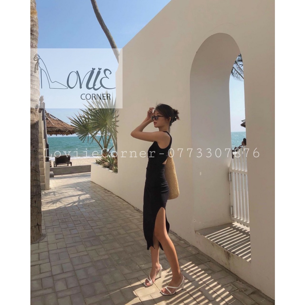 SANDAL CAO GÓT NỮ LOVIIECORNER - GIÀY CAO GÓT ĐẾ THOI 9 PHÂN QUAI MẢNH CHÉO THỜI TRANG G201011