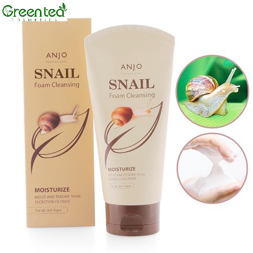 Sữa Rửa Mặt Tinhchất  Ốc Sên Anjo Hàn Quốc 100ml