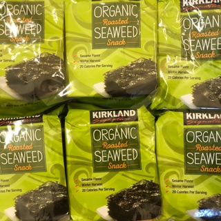 RONG BIỂN HỮU CƠ SẤY KIRKLAND (17g) - Organic Sesame Roasted Seaweed