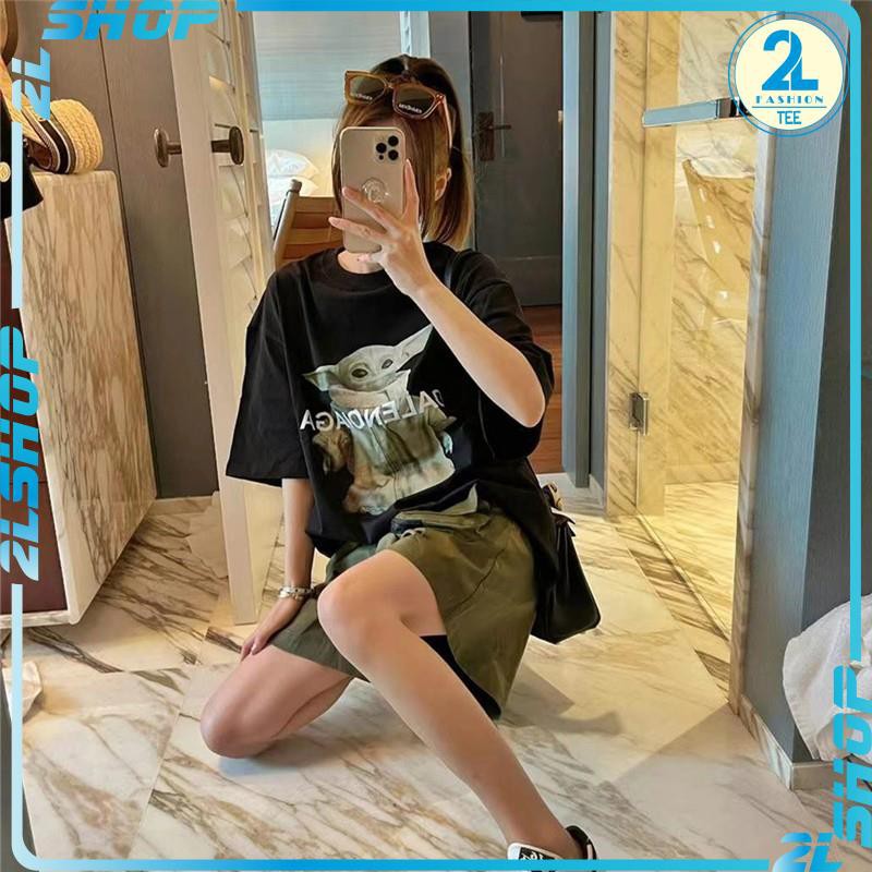 Áo thun tay  nam nữ lỡ Tiểu yêu tinh , áo phông đôi cặp unisex form rộng phong cách ulzzang hàn quốc